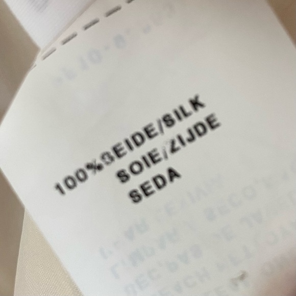 Louis Feraud Evening Jacket Silk with Pearl Embelishment Size 6 - Picture 15 of 15